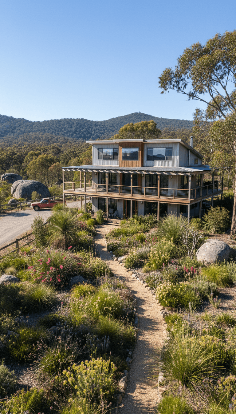 Perth Hills residential property with established garden